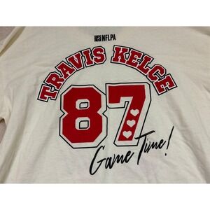 Travis Kelce 87 NFLPA Mens XL Long Sleeve Shirt Game Time Kansas City Chiefs